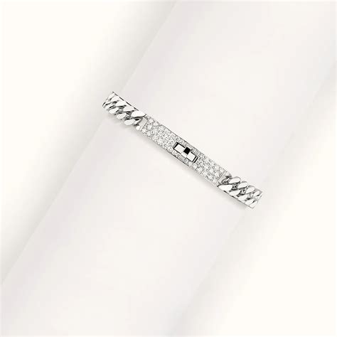 bracelet kelly gourmette|1464164 hermes sterling silver.